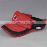 Sun Block Breathable Mesh Visor Cap With High Quality Embroidery Artwork thumbnail-3
