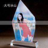 Working Area Custom-made Crystal Frame Photo