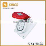 CEE National Standards 5 Pin Industrial Electrical Plugs and Sockets.panel Mounted Socket