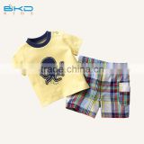 BKD 2016 New arrival baby boys set clothes , boys 2 pcs set clothing, tops and shorts clothing
