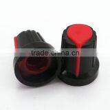 Red Black Plastic Knob Speaker Volume Control Knob