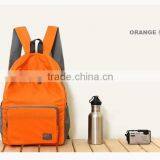 waterproof nylon foldable backpack travel