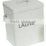 Square Metal Laundry Storage Box
