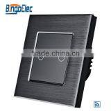 New Designed Euro Standard Switch,toughened Glass Panel White Remote Touch Electrical Power Switch thumbnail-6