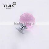 30 mm Furniture Pink Color Glass Kitchen Handle