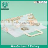 China factory HDPE handle reusable plastic shopping bag with well printing