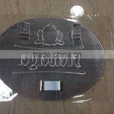 Quirky Big Oval Aluminum Sign With Hanger thumbnail-2