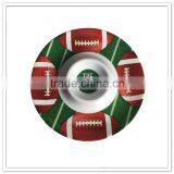 Festival Sailing Ship Boat Print Custom Personalized Round Melamine Section Dish thumbnail-3