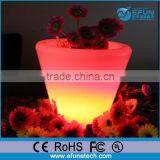Color Changing LED Vase,Outdoor Patio Planter Flower Pot