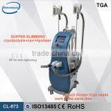 Cavitation+lipolaser+vacuum Cryo Slimming Lipolysis Machine