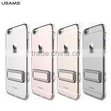 Original USAMS Lang Series With Kickstand TPU Soft Back Cover Case For Iphone6S