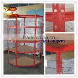 Garage Warehouse Kit Organize Corner Wall Mount Shelf thumbnail-2