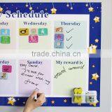 60*40cm Creative Wall Sticker Educational Toys Dry Erase Kids Weekly Planner To-do List Schedule Magnetic Chores Chart thumbnail-3