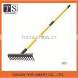 Garden Rake Lawn Tools Hay Rake With Long Handle Leaf Rake