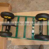Garden Trolley 4-wheel Wagon Cart thumbnail-2