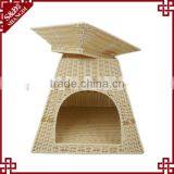 S&D Eco-friendly Natural Water Hyacinth Pet Basket Cat House,dog Bed thumbnail-4