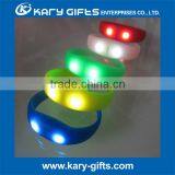 Promotional Custom Printing LED Bracelet Concert Event Flashing LED Wristband