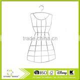 Skirt Shape Scarf/Tie Hanger, Closet Organizer, Chrome thumbnail-1