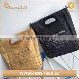 Eco Friendly Shoulder Strap Washable Kraft Paper Tote Bag Shoulder Bag thumbnail-4