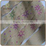 Jute Ribbon With Sun Glitter -more Color for Choose thumbnail-1