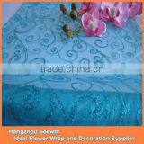 Light Blue Western Table Cloth thumbnail-1