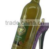 2014 hot sales wine rack decorative shoe wine bottle holder wine holders