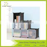 Personalized DIY Plastic Storage Bookcase With Doors thumbnail-1