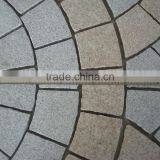 Fan Shape Granite Paving Stone Mixed Color Driveway Paving Stone thumbnail-4