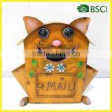 YS15010 Pretty Handicraft Cat Metal Mailbox thumbnail-1