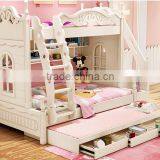 Wooden Kids Bunk Bed With Wardrobe Stairs Bedroom Furniture Bunk for Children Furniture thumbnail-3