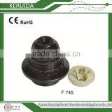 Screw Type Black Bakelite Lamp Holder/bulb Holder/light Socket thumbnail-1