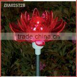Solar Powered Iron Garden Flower Stake Rotating Solar Garden Lights thumbnail-3