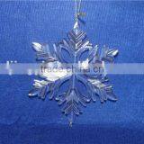 Acrylic Different Style Clear Snowflake for Christmas Snowflake thumbnail-6