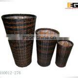Round Shape PE Rattan With Liner Flower Planter thumbnail-1