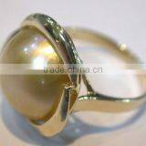 2014 Wedding Designs Pearl Ring Tahitian Pearl Ring thumbnail-2