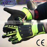 NMSAFETY Industry Impact Proof TPR Cheap Mechanic Gloves Impact Protection thumbnail-1