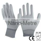 NMSAFETY 13 Gauge White PU Palm Assembly Hand Work pu Gloves thumbnail-1