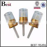 Gold Essential Oil Glass Dropper With Plastic Cap thumbnail-1