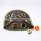 Pet Cat Mice Intelligence Play Toys Bell Tent With 9 Holes Cat Play Tunnel thumbnail-5