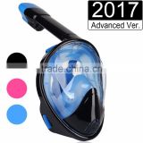 Snorkel Mask Full Face Dry Diving Mask adult swimming suit