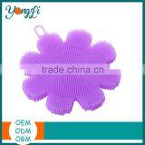 Kitchen Accessories Multi-purpose Cleaning Silicone Dish Scrubber Sponge Brush thumbnail-2