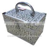 Multi-functional Silver Aluminum PVC Cosmetic Case/Makeup Case thumbnail-1