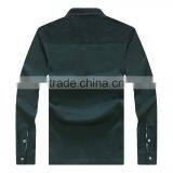 Men's Pique Knit Long Sleeve t Shirt 100%cotton thumbnail-3