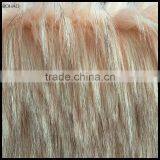 Soft Plush Fake Faux Jacqurd Tip Dyeing Imitation Fox Fur Costume Fabric thumbnail-5