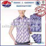 Lady Slim Fit Short Sleeve Shirt Fashion Shirt thumbnail-1