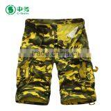 New Style European Fashion Summer 100% Cotton Baggy Camo Cargo Shorts for Men thumbnail-4