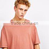 MGOO Wholesale Cotton Plain Streetwear Fashion Softex Round Neck T-Shirts OEM Big Quality T-shirt Manufacturer thumbnail-4