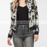 Zm50357b Hot Sale Lady Clothes New Style Printed Women Jacket Coat thumbnail-5