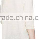 Fashionable New Design Half Sleeve Mens Long Cashmere Solid Color Sweaters thumbnail-3