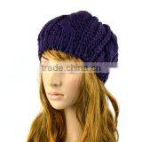Winter Women Beret Braided Baggy Beanie Youth Winter Hat SV000232 thumbnail-5